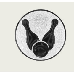 Жетон 25 мм (боулінг) біманс срібло