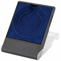 Коробка під медаль прозора (синя)  , д. 40, 45, 